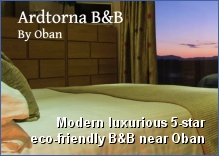  Luxurious eco-friendly 5 Star Gold B&B near Oban