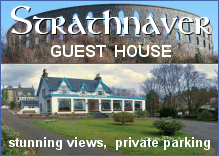 Stunning views and private parking at Strathnaver