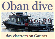Day charter diving aboard MV Gannet