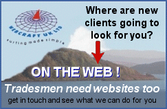 Websites for tradesmen in Argyll